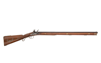Contemporary Flintlock English Fowler in the Style of Durs Egg