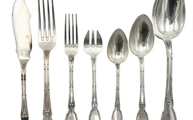 Continental Silver Partial Flatware Setting, 36 pieces