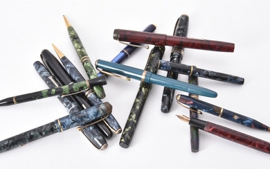 Conway Stewart, a collection of Vintage fountain pens