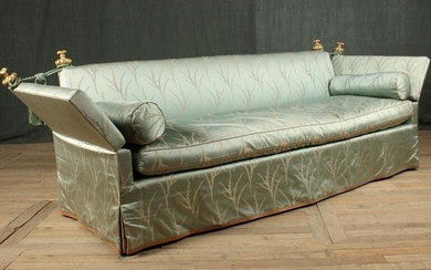 Custom Knole Style Drop-side Sofa