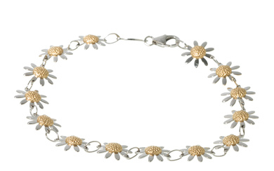 Daisy bracelet in gold