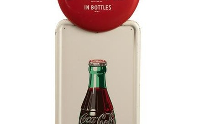 Desirable Coca-Cola Tin Advertising Sign, dated 1949, high condition, original paint, measures 54