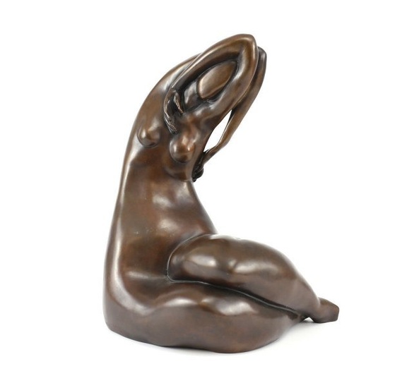 Dohrs, Marjorie Bronze Modernist Seated Nude Female