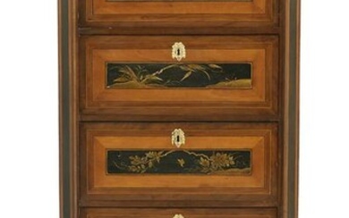Dutch Neoclassical Lacquered Chinoiserie Chest