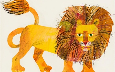 ERIC CARLE (1929- ) "THAT Lion!" [CHILDRENS]