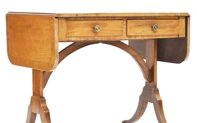 Early 20th mahogany sofa table