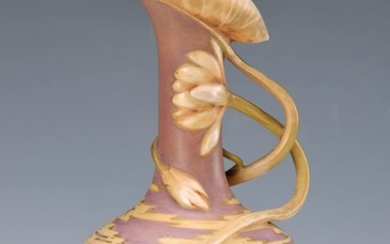 Early Art Nouveau vase, Thurn and Teplitz,...