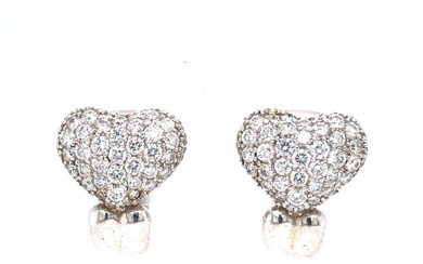 Elan Diamond Heart Earrings