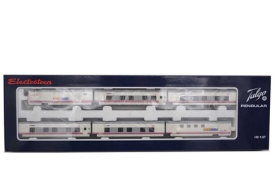 Electrotren HO gauge model railways, ref E3272 Renfe/SNCF Hotel Talgo 'Elipsos, V-VI