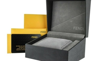 FENDI Stainless Steel / Yellow Gold Ladies Watch 28mm Ref: 004-4600L-275 Full Se