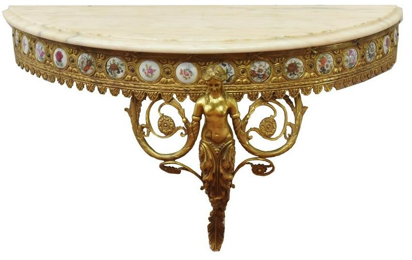FRENCH LOUIS XVI STYLE WALL BRACKET CONSOLE