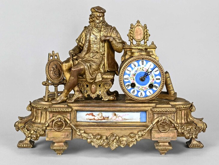 Figural mantel clock, France around