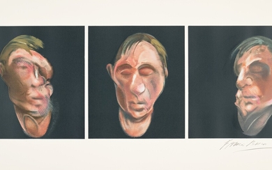 Francis Bacon, Trois études pour un autoportrait (after, Three Studies for a Self-Portrait 1983) (S. 26, T. 28)