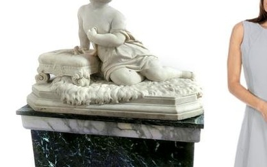 Francis John Williamson Monumental Marble Sculpture