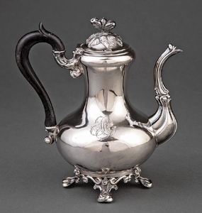 French 1st Standard Silver Coffee Pot