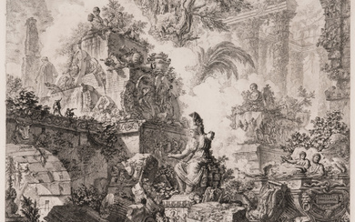 Frontispiece for Vedute de Roma, 1748 ,Giovanni Battista Piranesi