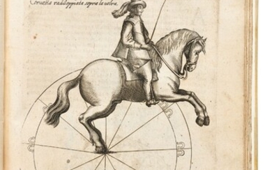 GALIBERTO (Giovanni-Battista). Il Cavallo da maneggio. In Vienna d'Austria, 1659, per Gio. Giacomo Kyrneri. Petit...