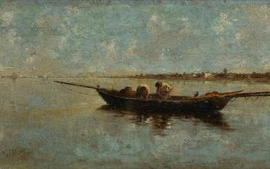 GUGLIELMO CIARDI - Venetian seascape, 1895