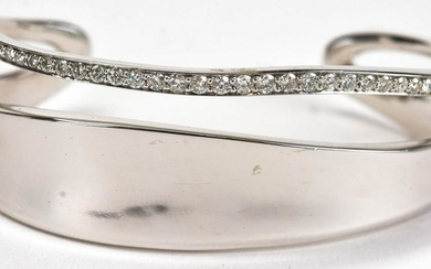 Georg Jensen 1 Ct Diamond Sterling Silver Bracelet