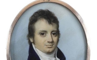 λGeorge Engleheart (1750-1829) Portrait miniature of Matthew Vaughan,...
