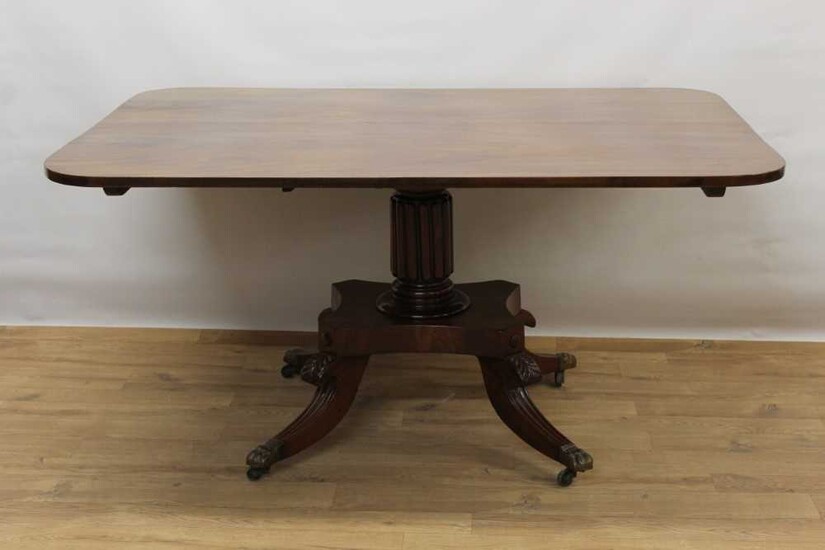 George IV mahogany breakfast table