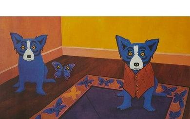 George Rodrigue, Butterflies are Free, 1996