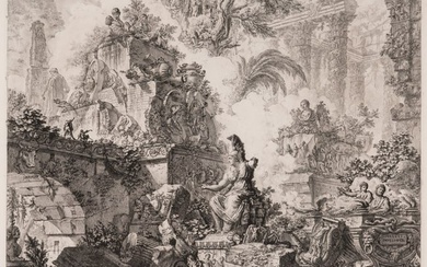 Giovanni Battista Piranesi (Italian, 1720–1778) Frontispiece for Vedute de Roma, 1748