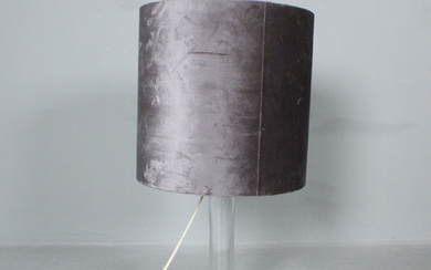 Glass table lamp in the style of Ingo Maurer.