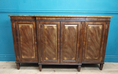 Good quality mahogany and satinwood side cabinet in the Rege...