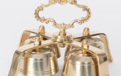 Great set of Brass Church Communion Bells (Chalice &