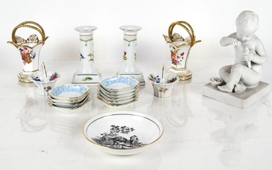 Group of Decorated Porcelain