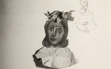 Henriette Theodora Markovitch, dite Dora MAAR 1907 - 1997 Dora Maar au rameau [dessin et découpage de Pablo Picasso], c. 1935