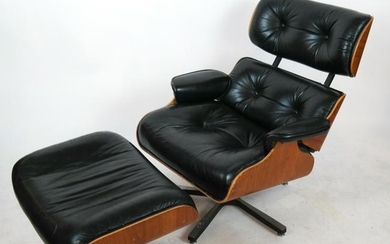 Herman Miller-Style Chair and Ottoman