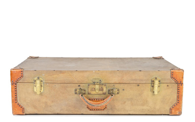 Hermès: a Parchment Suitcase First half of 20th Century