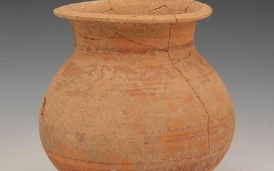 Iberian vessel, 3rd-4th century BC. Polychrome ceramic.