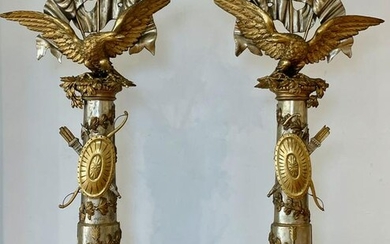 Important Carved Eagles for Alexander Pope Humphrey Jr.