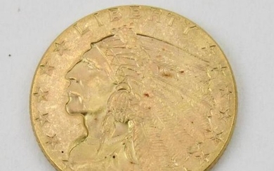 Indian $2.5 Gold Coin