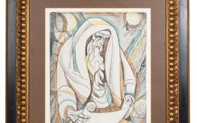 Irving Amen Artist Print "Scroll #2"
