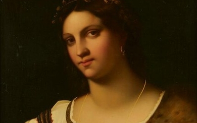 Italian School Portrait of a Lady - Relined