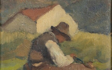 Italo MUS (1892-1967), "Paysan valdôtain"