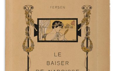 JACQUES D'ADELSWÄRD-FERSEN (1880-1923) Le Baiser de Narcisse. Large quarto, illustrated by Ernest Brisset...