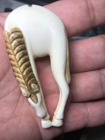 Japanese Hand Carved Bone Netsuke