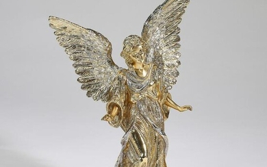 Jay Strongwater and Swarovski gilded angel figure