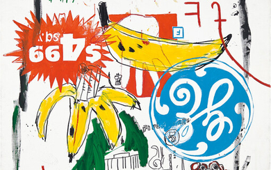 Jean-Michel Basquiat and Andy Warhol, Bananas