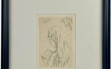 "Jeune Fille Lisant" by Pierre Bonnard