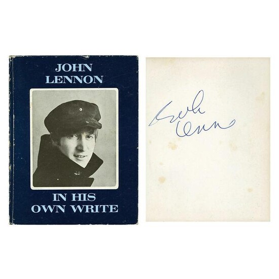 John Lennon Signed Book