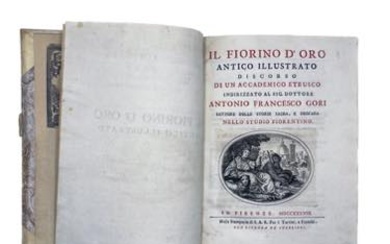 LIBRI ANTICHI Antonio Francesco Gori, Il fiorino d'oro, Firenze Stamperia...