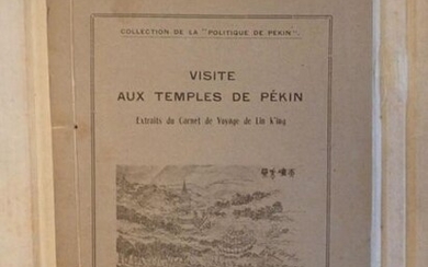 LIN K'ING, Visite aux temples de Pékin, extraits...