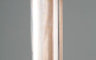 LINO SABATTINI. Silver plated vase 'Twin Towers'