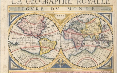 "La Geographie Royalle Figure du Monde", Berey, Nicolas I